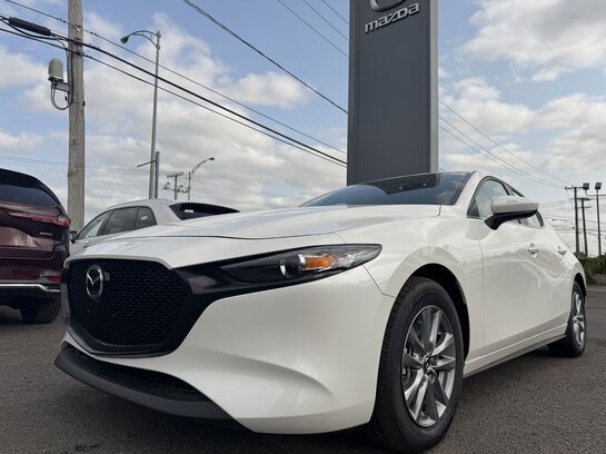 2025 MAZDA Mazda3 Sport GS Snowflake White Pearl