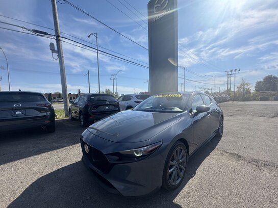 2021 MAZDA 3 SPORT MAZDA 3 GT HATCHBACK AWD AUTO TOIT CUIR ROUGE Grey 2021 MAZDA 3 SPORT MAZDA 3 GT HATCHBACK AWD AUTO TOIT CUIR ROUGE Grey