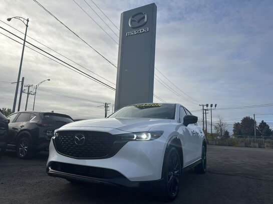 Mazda CX-5 GT SPORT DESIGN AWD AUTO TOIT CUIR MAGS 2022 Blanc