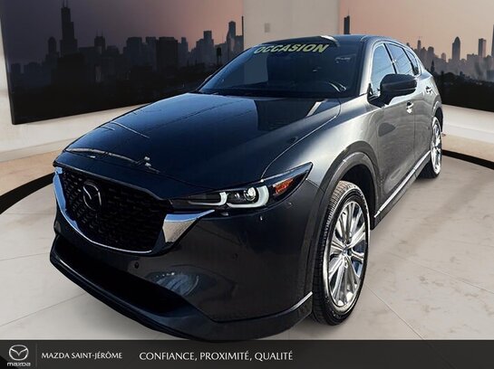 2022 Mazda CX-5 SIGNATURE AWD AUTO TOIT OUVRANT CUIR CAM&Eacute;RA 360 Grey