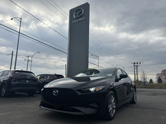 2023 Mazda Mazda3 Sport GX AUTO HATCHBACK MAGS A/C Black