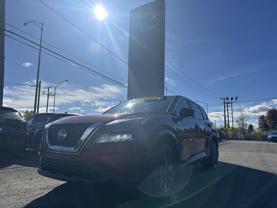 Nissan Rogue S AWD AUTO CAM DE RECUL 2021 Rouge