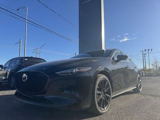 MAZDA Mazda3 Sport GT avec moteur turbo BA TI i-ACTIV 2025 Noir de jais mica
