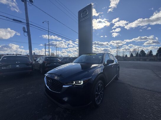 2023 Mazda CX-5 GT AWD TOIT MAGS CAMÉRA DE RECUL SIEGES CHAUFFANTS CUIR Blue