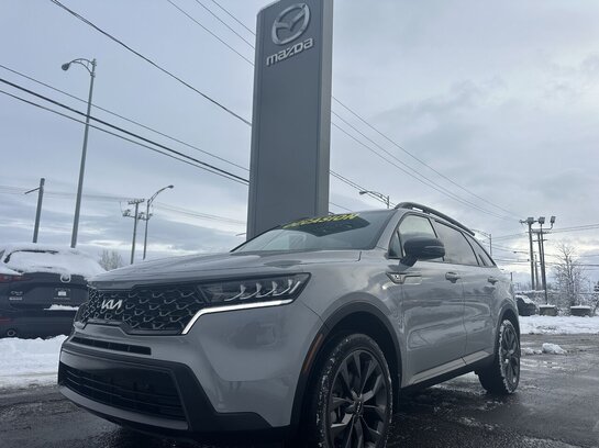 2022 Kia Sorento X-Line AWD AUTO 6 PASSAGERS MAGS CAM DE RECUL Grey