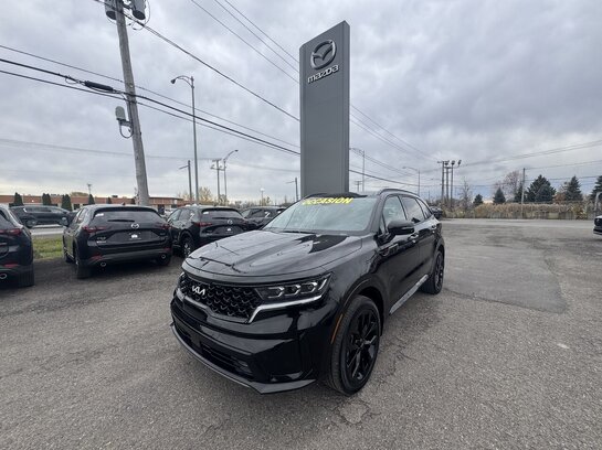 2022 Kia Sorento EX+ TI AWD AUTO TOIT PANO GPS CAM DE RECUL Black