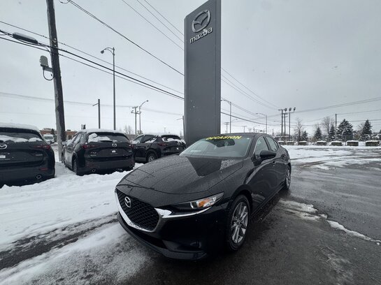 2022 Mazda Mazda3 GX TRACTION AVANT AUTOMATIQUE SIEGES CHAUFFANTS CAM DE RECUL Black